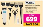 Wahl 11 Piece Multi Cut Complete Hair Clipper Kit 9247