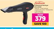 Sunbeam Professional Hairdryer SPH-2000B
