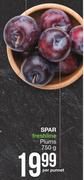 Spar Freshline Plums-750g Per Punnet