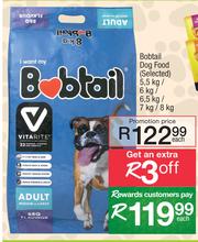 bobtail dog food at spar