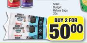 Spar Budget Refuse Bags-For 2 x 20s