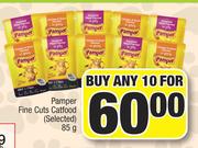 Pamper Fine Cuts Cat Food (Selected)-For Any 10 x 85g