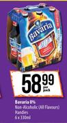 Bavaria 0% Non Alcoholic (All Flavours) Handies-6 x 330ml Per Pack