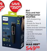 Philips 8 In 1 Face & Hair Multi Groomer MG37305
