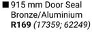 Dortello 915mm Door Seal 