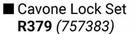 Dortello Cavone Lock Set
