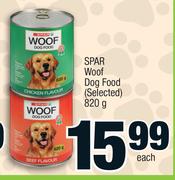 Spar Woof Dog Food (Selected)-820g Each