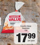 Country Value Queenies-10's Per Pack