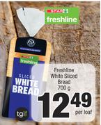 Freshline White Sliced Bread-700g Per Loaf