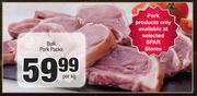 Bulk Pork Packs-Per kg