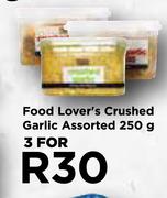 Food Lover's Crushed Garlic Assorted-For 3 x 250g