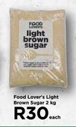 Food Lover's Light Brown Sugar-2kg Each