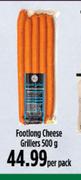 Footlong Cheese Grillers-500g Per Pack