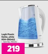 Logik Plastic Kettle White RSH-080462
