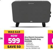 Alva Electric Convection Heater Metallic Grey EIH200G3
