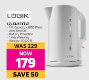 Logik 1.7L Cordless Kettle
