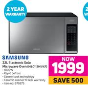 Samsung 32L Electronic Solo Microwave Oven ME0113M1/XF
