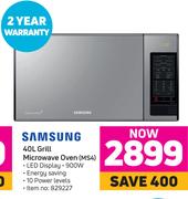 Samsung 40L Grill Microwave Oven MS4