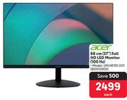 Acer 68cm (27") Full HD LED Monitor 100Hz UM.HE1EE.O01