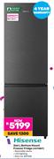 Hisense 264L Bottom Mount Freezer Fridge H370BIT