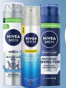 Nivea Men Protect & Care Moisturising Shaving Foam-200ml Each
