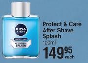 Nivea Men Protect & Care After Shave Splash-100ml Each