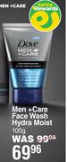 Dove Men + Care Face Wash Hydra Moist-100g