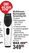 Wahl Multi Groom Rechargeable Grooming Kit 12 Piece
