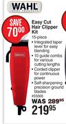Wahl Easy Cut Hair Clipper Kit 15 Piece