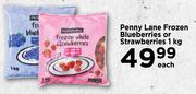 Penny Lane Frozen Blueberries Or Strawberries-1Kg Each