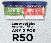 Lancewood Dips Assorted-For Any 2 x 175g