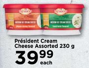 President Cream Cheese Assorted-230g Each