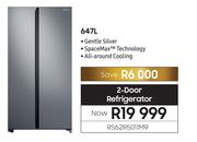 Samsung 647L 2 Door Refrigerator RS62R5011M9