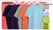 Legend Basic Crewneck Tee-Each