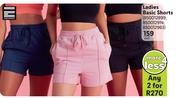 Ladies Basic Shorts-Each