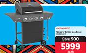 Megamaster Onyx 4 Burner Gas Braai