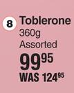 Toblerone Assorted-360g