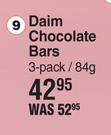 Daim Chocolate Bars 3 Pack-84g
