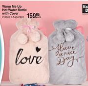 Warm Me Up Hot Water Bottle With Cover Assorted-2L Each