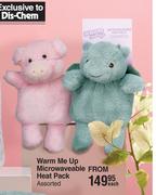 Warm Me Up Hot Water Bottle With Cover Assorted-2L Each