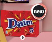 Daim Chocolate Bars 3 Pack-84g