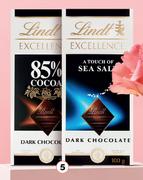 Lindt Excellence Chocolate Assorted-100g Each