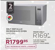 Defy 30L Metallic Microwave Oven DMO390