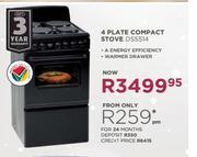 Defy 4 Plate Compact Stove DSS514