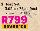 Bestway 3.05m x 76cm My First Fast Set Pool