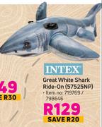 Intex Great White Shark Ride On 57525NP
