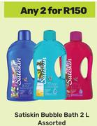 Satiskin Bubble Bath Assorted-For 2 x 2L