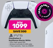 Playstation 5 Dual Sense Glacer White