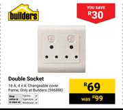 Builders Double Socket