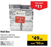Wall Box-Per Pack